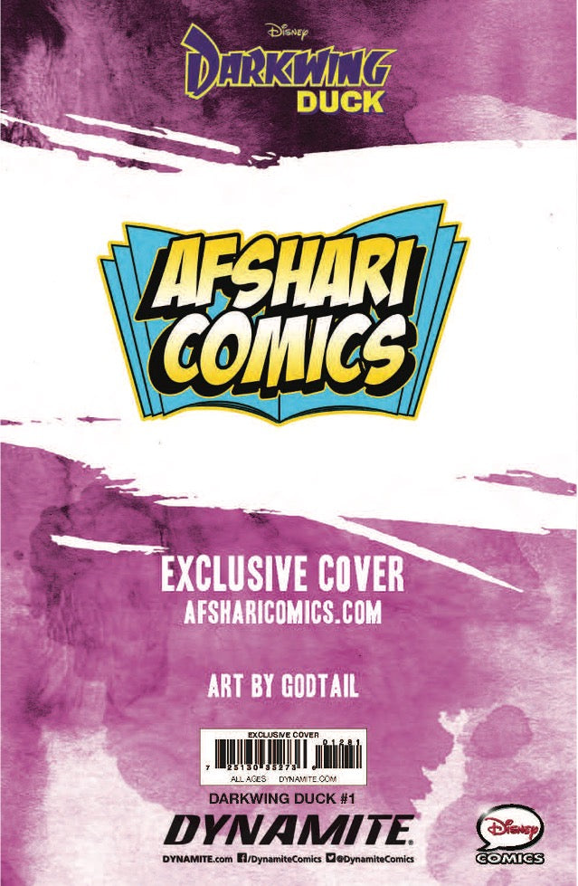 Darkwing Duck #1 Exclusive Godtail Virgin Variant
