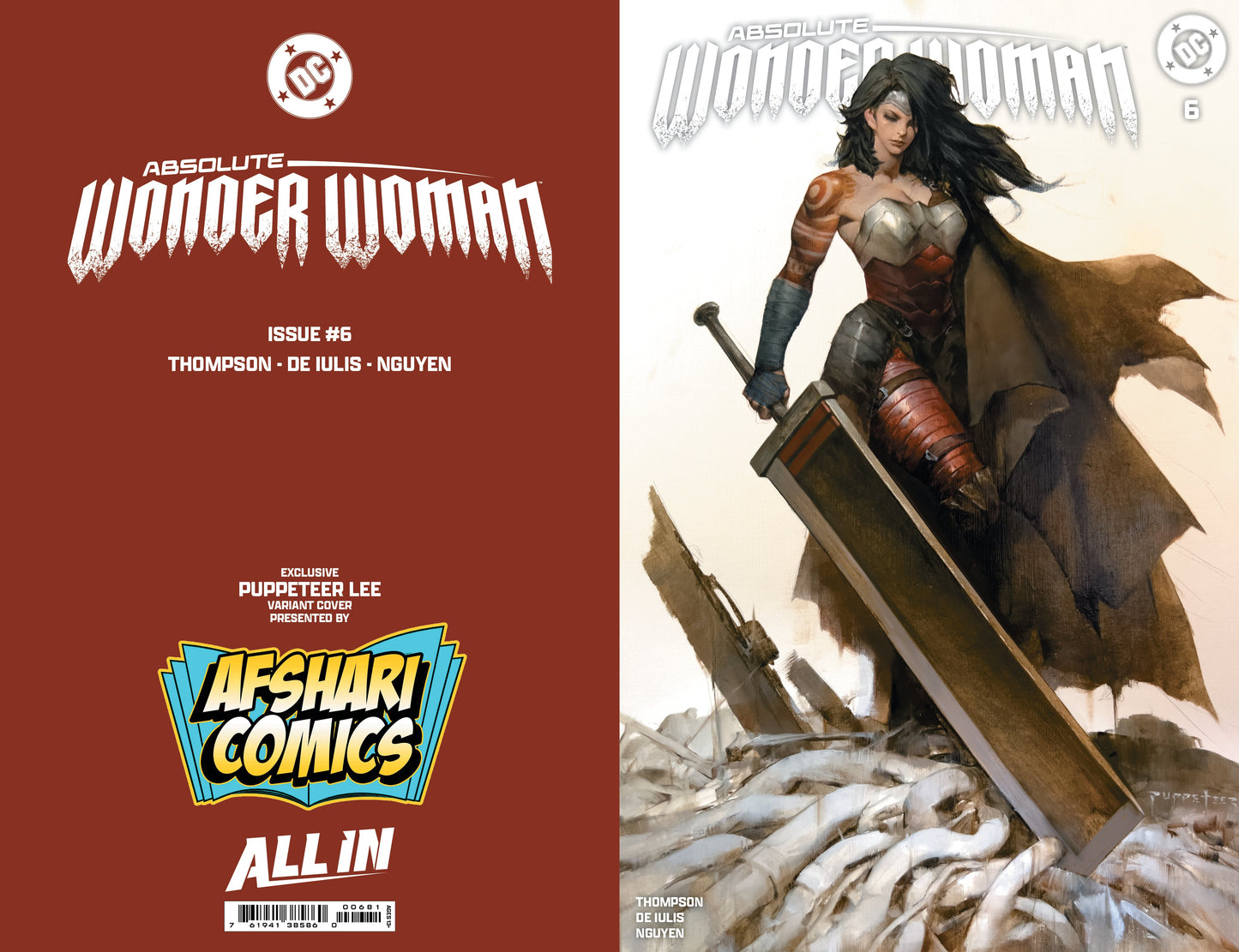 Absolute Wonder Woman #6 Exclusive Puppeteer Lee Variant